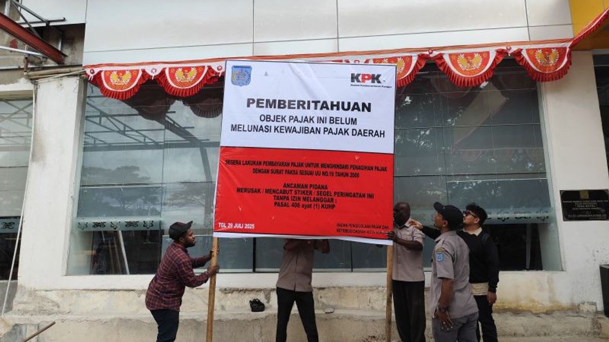 KPK Suspects That There Is A Game Between The People Of The Sorong City Government And Entrepreneurs In Arrears In Billions Of Rupiah Taxes