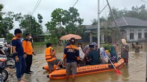 Banjir Meluas, BPBD Gunung Mas Kalteng Mulai Evakuasi Warga