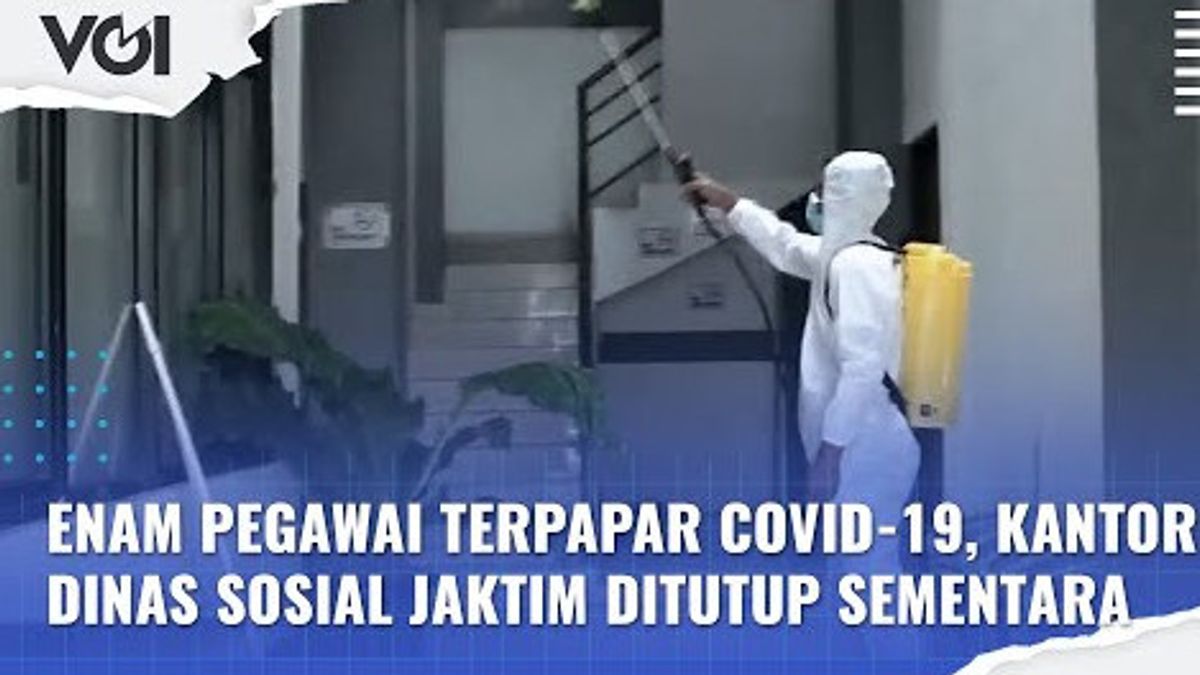 VIDEO: Six Employees Exposed To COVID-19, The East Jakarta Social Service Office Is Temporarily Closed