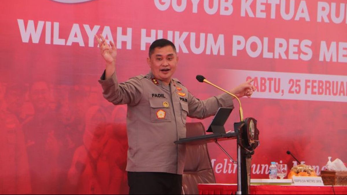 Polda Metro Jaya Tempatkan Polisi di Setiap RW untuk Meningkatkan Keamanan dan Ketertiban