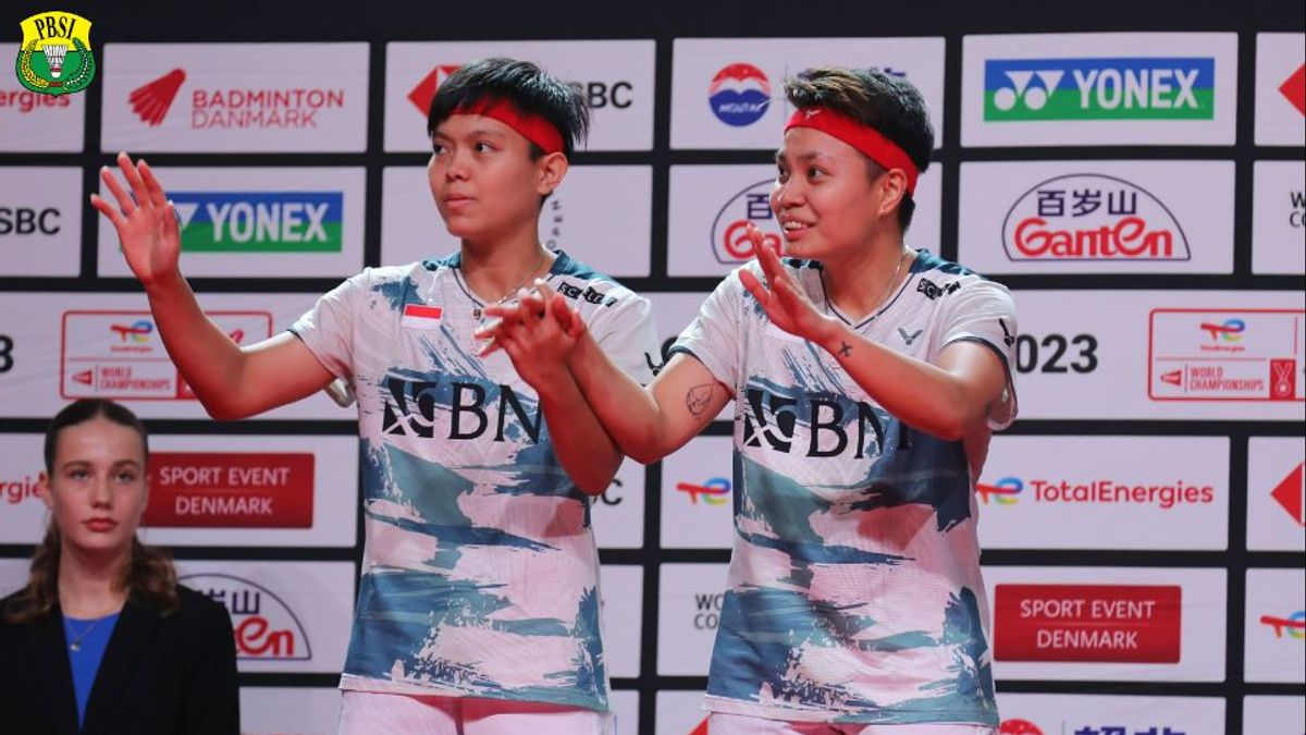 Apriyani/Siti Fadia Asked to Learn a Lot from Failure at the 2023 Badminton World Championships