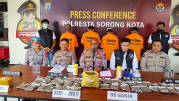 Police Secure 1.7 Kg Of Marijuana From 3 Dealers In Sorong, One Of Them Is Expeditional Mode
