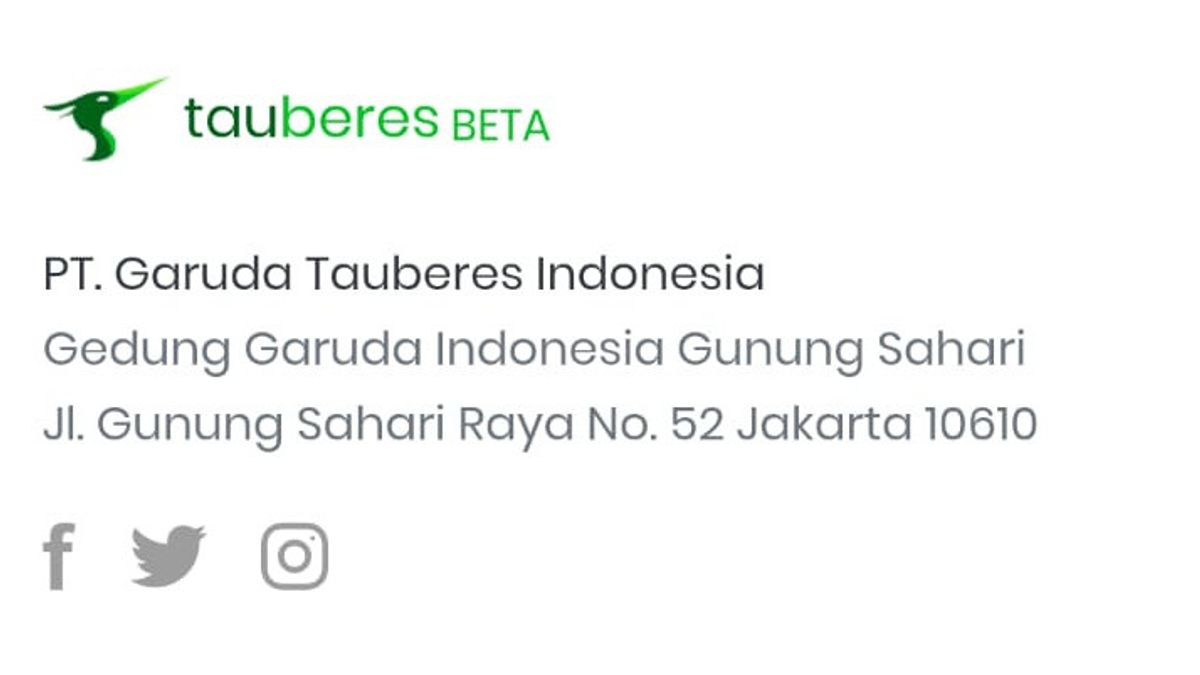 Garuda Tauberes, Garuda Indonesia's Grandson Company That Erick Thohir Laughs At