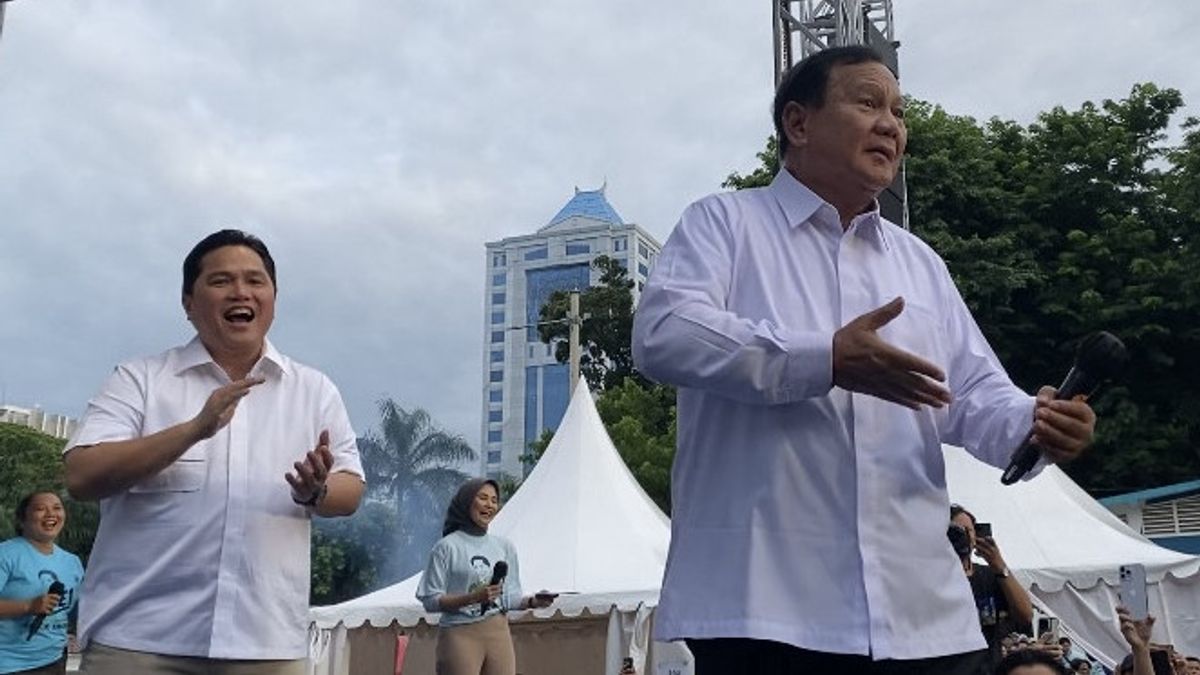 Present At Prabowo Campaign, Erick Thohir Leaves As Minister Of SOEs