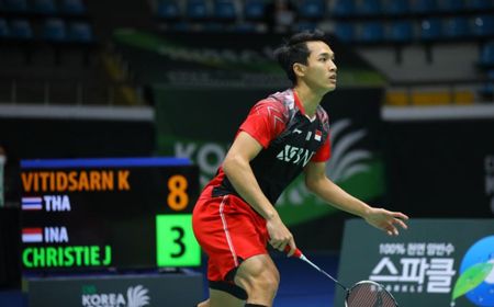 Kalahkan Kidambi Srikanth, Jonatan Christie Tembus Partai Final Korea Open 2022