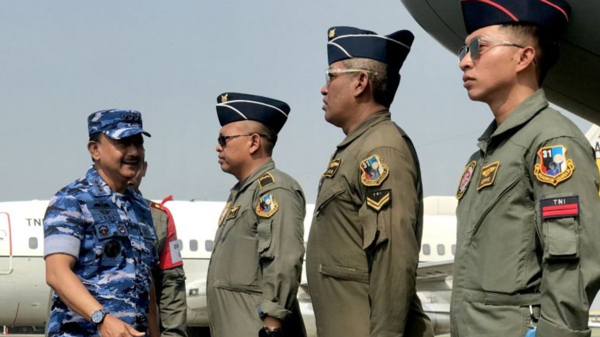 Indonesian Air Force Prepares Patrol Reconnaissance Aircraft In Jakarta During Prabowo-Gibran Inauguration