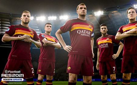 AS Roma Perpanjang Kontrak Eksklusif Tampil di PES 2021