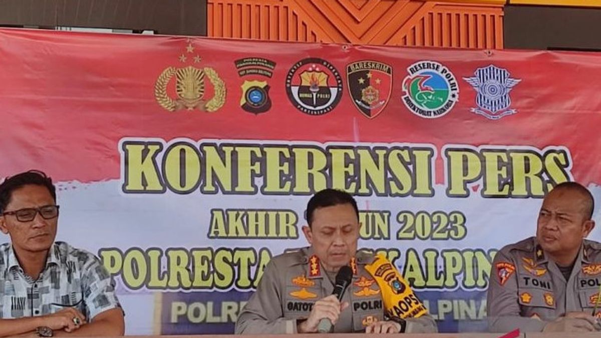 La police de Pangkalpinang n’a pas manqué la circulation de 4 kilogrammes de méthamphétamine avant le Nouvel An