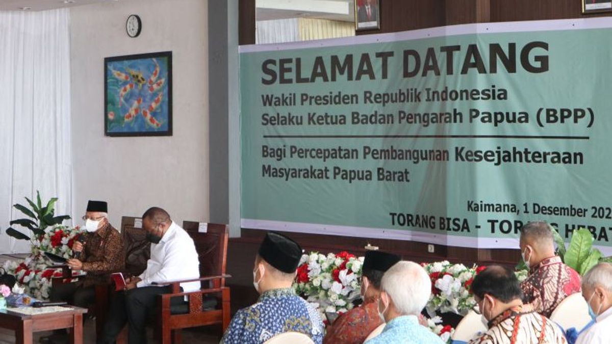 Audience with Regents in Papua, Vice President Accepts Suggestions for the Formation of the New Province of Bomberai Raya