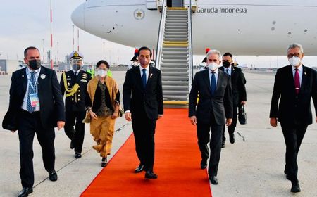 Hadiri KTT G20, Presiden Jokowi Tiba di Italia