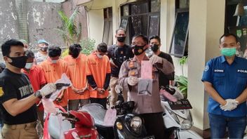 La Police Arrête 4 Membres De Dizaines De Voleurs De Motos Syndicate à Tebet, Duitnya Faire La Vie Et Les Folies