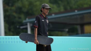 印度尼西亚的2023年亚洲格姆斯银牌,Sanggoe Minta Skate Park在IKN向Basuki Hadimuljono颁发
