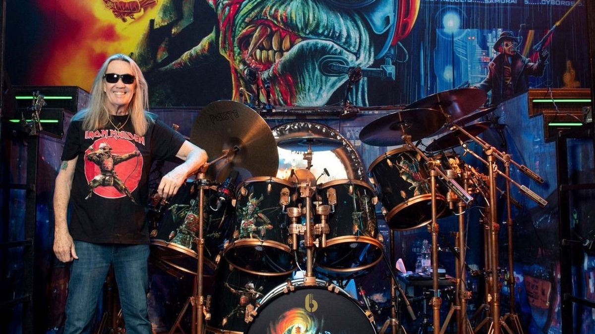 Drumer Iron Maiden, Nicko McBrain Hampir Pulih 100 Persen dari Stroke