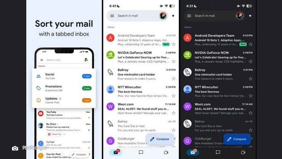 Google Luncurkan Desain Ulang Gmail dengan Material 3 untuk iPhone dan iPad