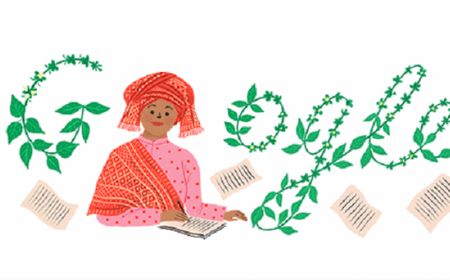 Sariamin Ismail di Google Doodle: Novelis Perempuan Pertama Indonesia yang Vokal Tolak Poligami