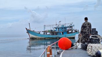 Kembali Langgar Aturan, KKP Tertibkan 6 Kapal Ikan di Selat Malaka