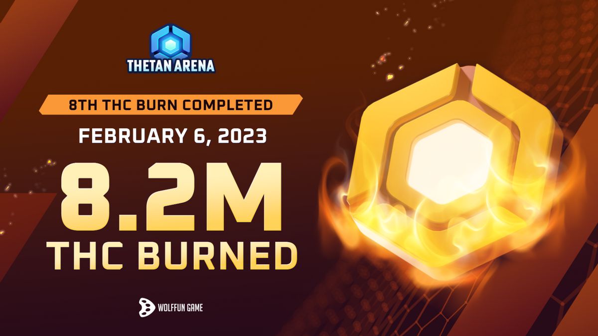 Thetan Arena <i>Burn</i> 8.200.000 THC dari Peredaran, Siap Luncurkan Thetan Rivals? 