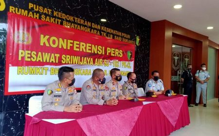 RS Polri Terima 21 Sampel Informasi Genetik Penumpang Pesawat Sriwijaya Air SJ-182