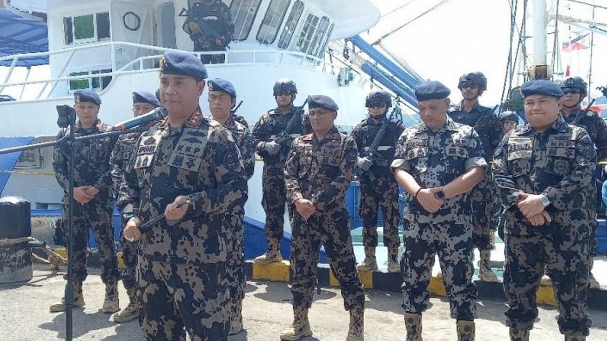 Le KKP : 5 navires battant pavillon des Philippines et de la Malaisie volent du poisson dans le détroit de Sulawesi à Malacca