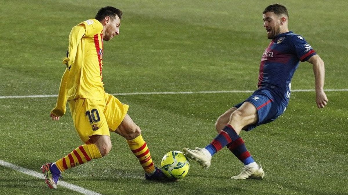 Barcelona Tundukkan Huesca saat Messi Torehkan 500 Laga Liga Spanyol