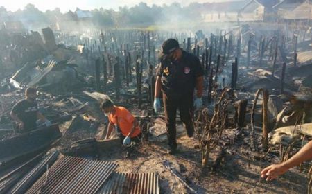 Gegara Suami-istri Ribut, 30 Rumah dan TPA Al-Qur'an di Palangka Raya Terbakar, Kerugian Rp2 Miliar