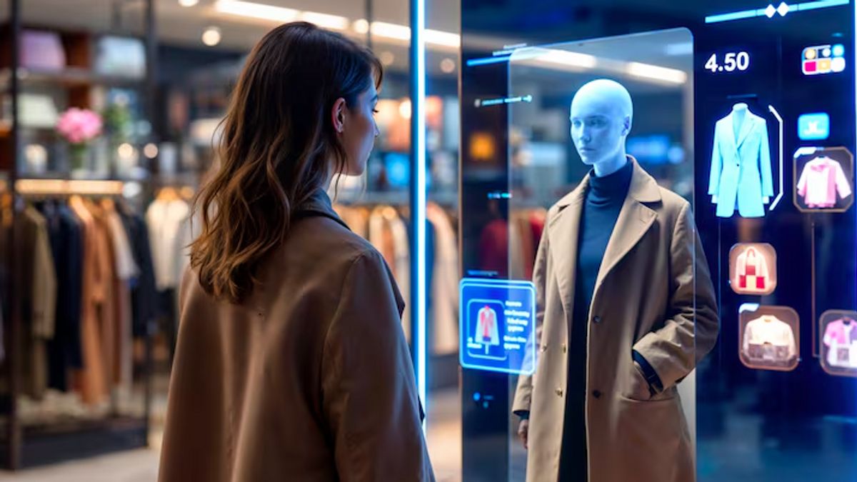 ジャカルタの未来的なショッピング体験、このショッピングモールにはカスタマーサービスとしてヒューマノイドロボットが