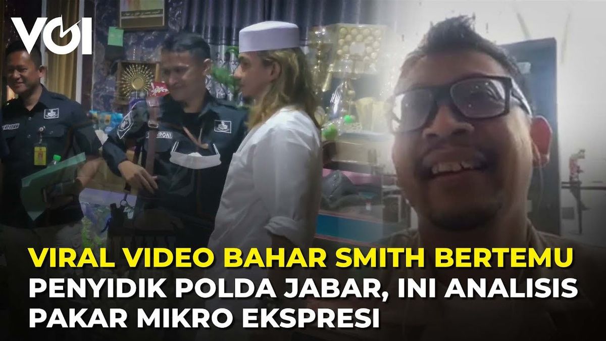 VIDEO: Viral Video Bahar Smith Meets West Java Police Investigators, This Is The Analysis Of Micro Expression Experts