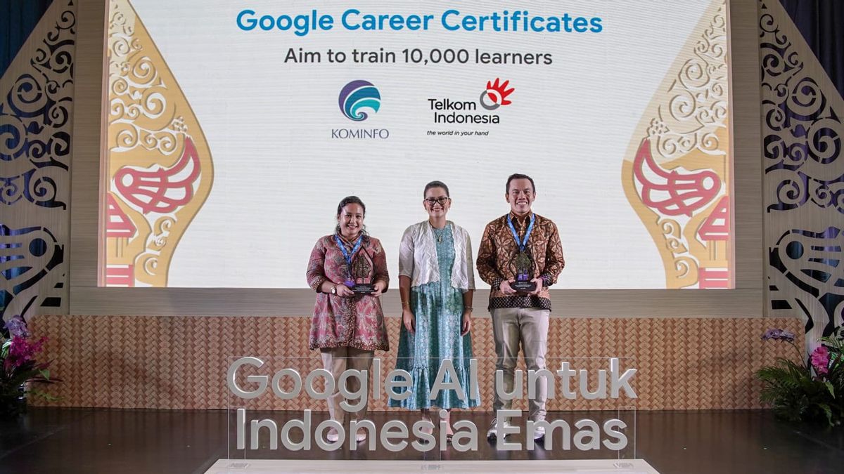 Google présente des bourses de certificat de carrière de Google grâce à un partenariat avec Kominfo et Telkom