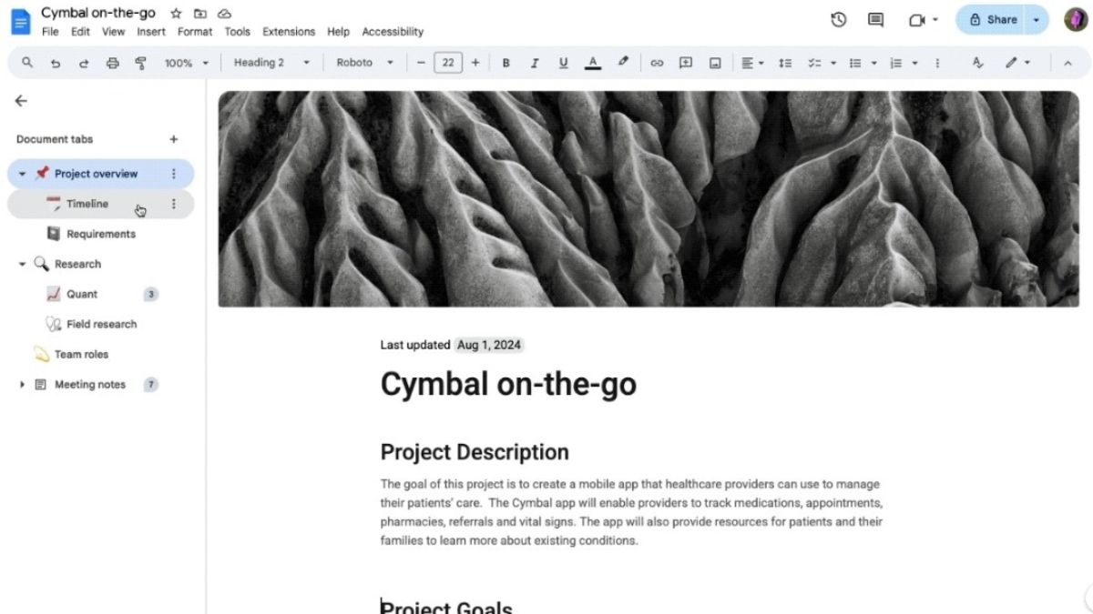 Google Docs 推出“文档”选项卡,以方便内容搜索