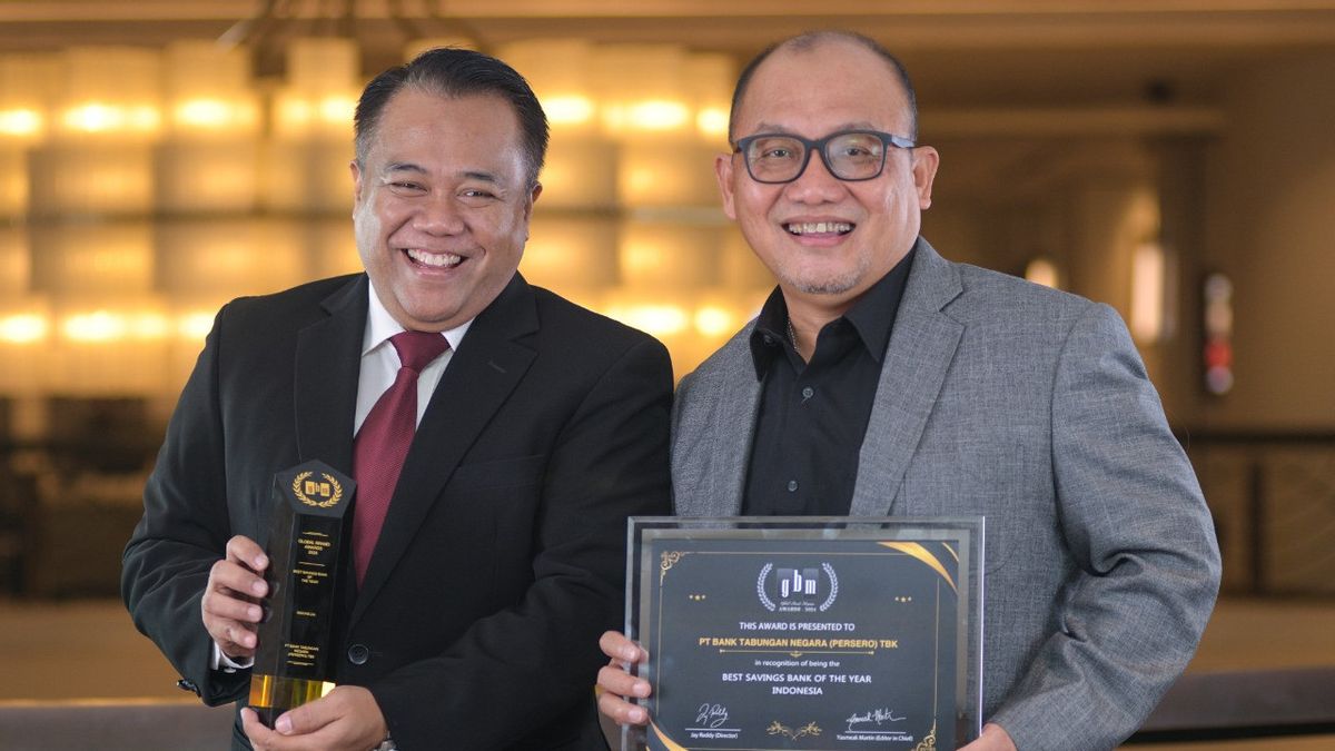 Konsisten Jalankan Peran, BTN Raih Best Savings Bank Award