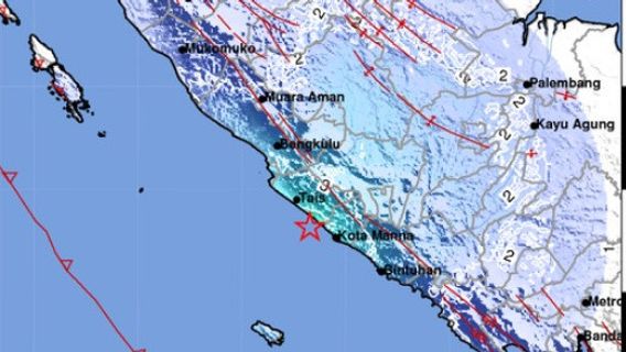 Bengkulu Bergetar, Terjadi Gempa Bumi Berkekuatan 5,1 Magnitudo Dini Hari
