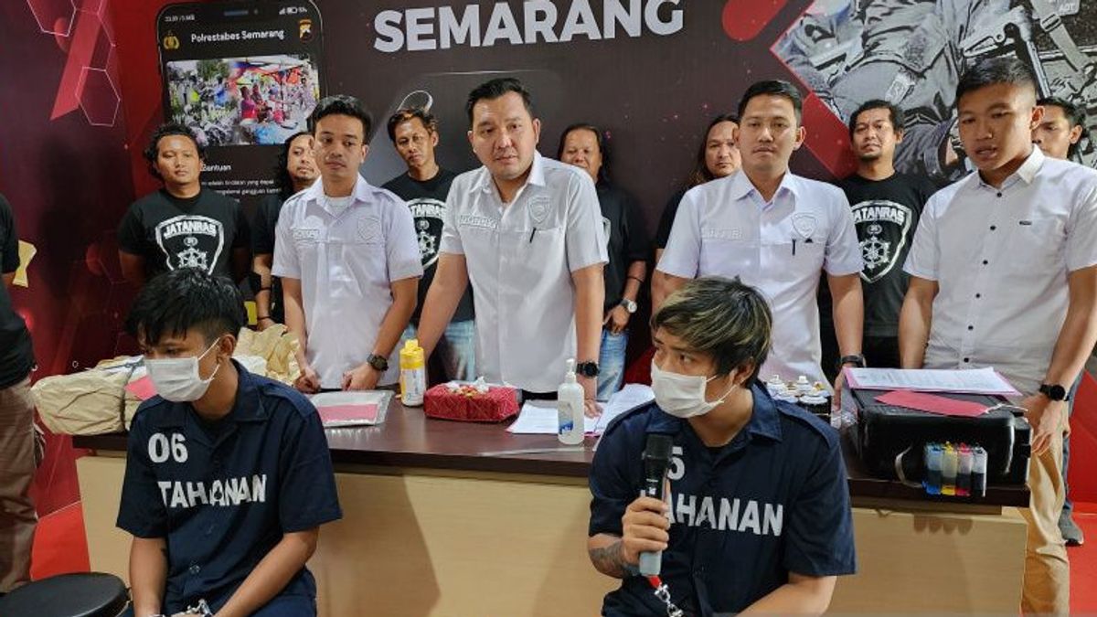Police Arrest Counterfeeding Money Sellers Via Telegram In Semarang