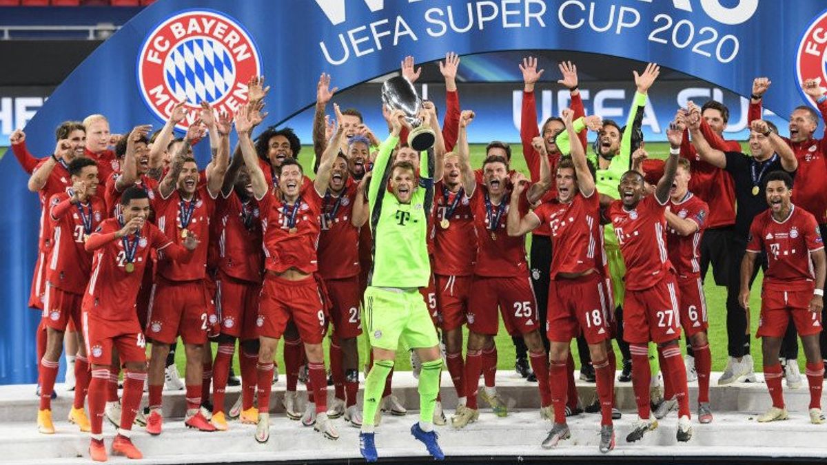 Dihadiri Segelintir Penonton, Bayern Munich Menangi Piala Super Eropa