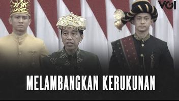 VIDEO: Wearing Bangka Belitung Traditional Clothes, This Is Jokowi's Reason