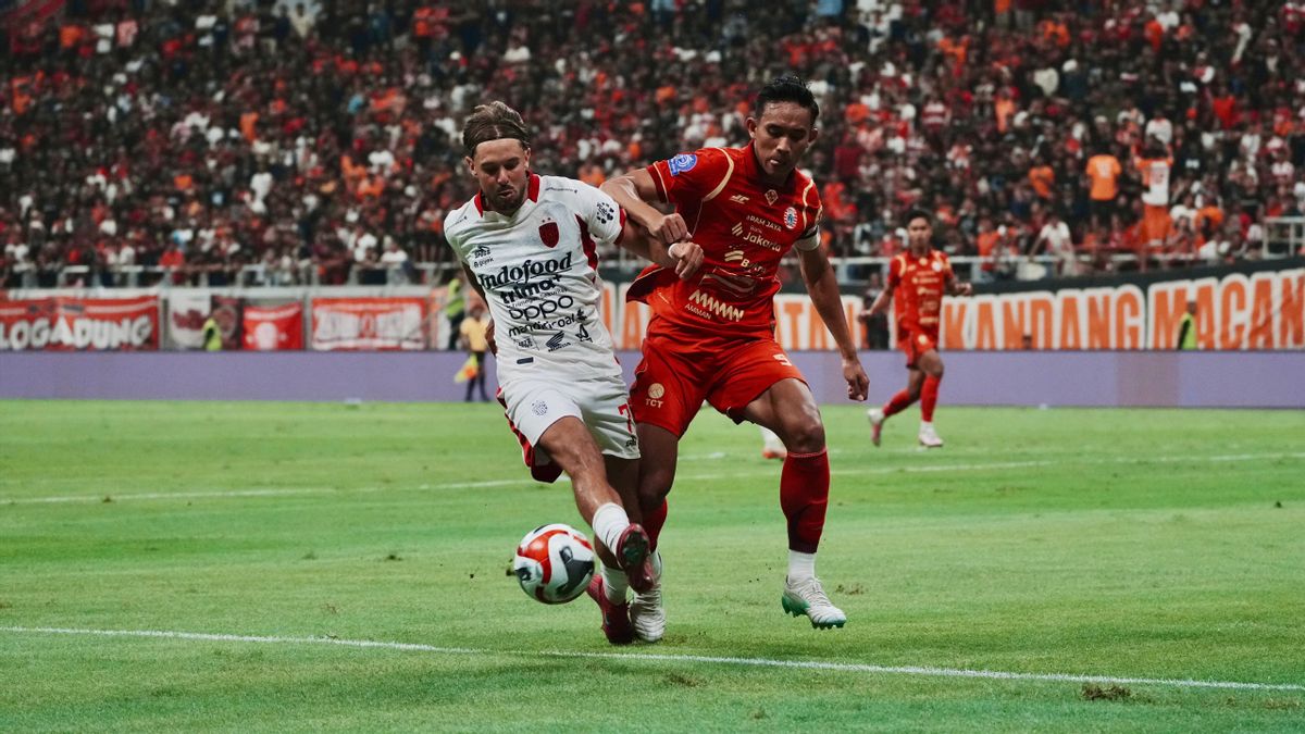 Super League 2025/2026: Appareil dominant, Persija n’a joué que 1-1 contre Bali United