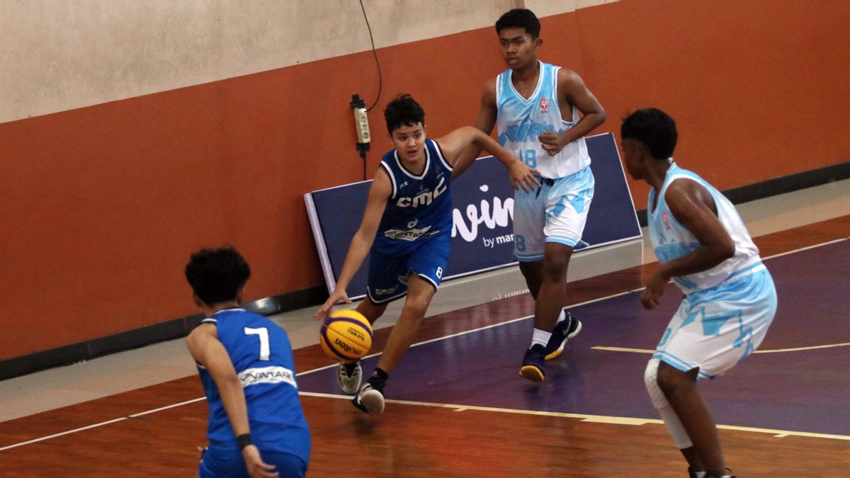 L’enthousiasme, le tournoi indonésien indonésien 3X3 s’est battu par le record des participants en solo