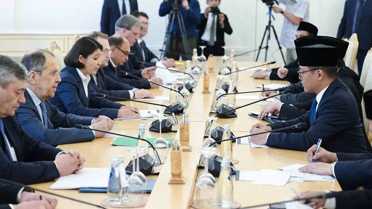 Menlu Rusia Lavrov: Kami Menghargai Pendekatan Indonesia yang Konstruktif dan Substantif