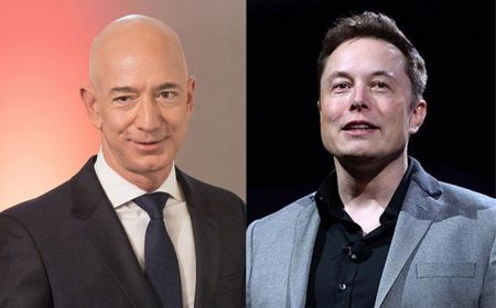 Dinobatkan Orang Terkaya di Dunia versi Bloomberg, Elon Musk Ingin Kirim Patung dan Medali Nomor Dua ke Jeff Bezos