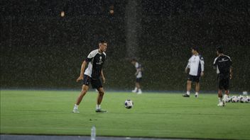 Latihan Timnas Indonesia di Arab Saudi Sempat Diterpa Badai, Shin Tae-yong Pastikan Kondisi Tim Aman