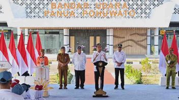 Resmikan Bandara Panua Pohuwato, Jokowi Berharap Kemunculan Titik Pertumbuhan di Gorontalo