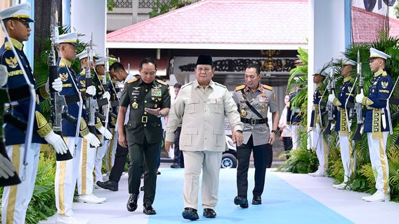 Presiden Prabowo Beri Taklimat dalam Rapim TNI-Polri di Istana