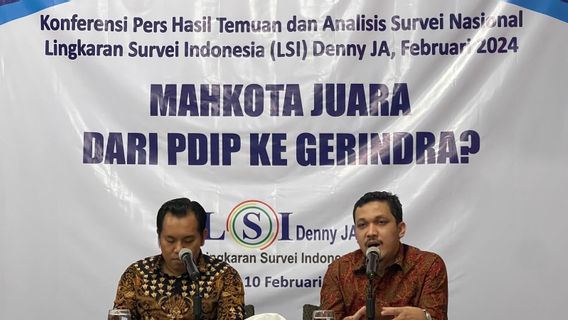 LSI Denny JA Prediksi Juara Pileg 2024   