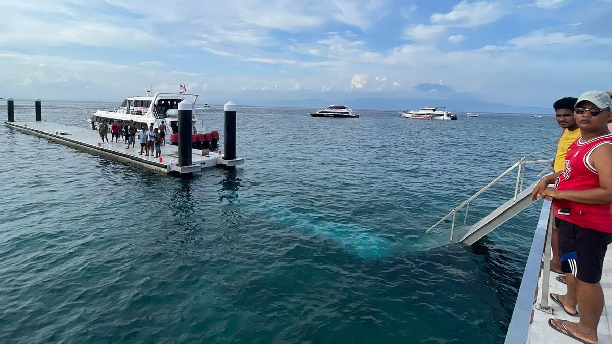 The Pier Bridge in Nusa Penida Collapsed When 35 Passengers Were Riding Because It Was Unable to Bear the Load