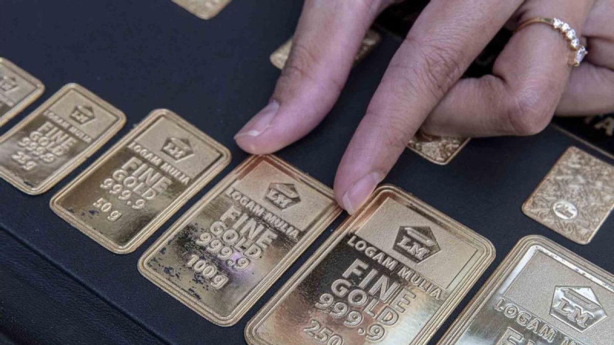 スタングナンの後、アンタム「マルマル」ゴールド価格はグラムあたりRp1,058,000に上昇しました