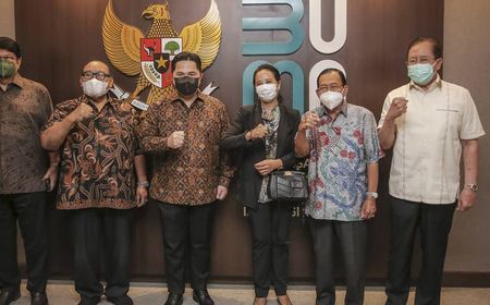 Erick Thohir Reuni dengan Mantan Menteri BUMN Rini Soemarno hingga Tanri Abeng, Bahas Apa?