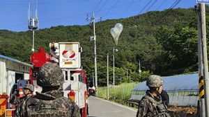 Corée du Sud : Des perçages tels que des poignets à des poignets dans les ballons ordures du Nord
