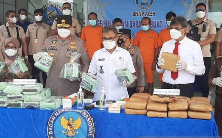 BNN Aceh Musnahkan Narkoba Bernilai Rp31 Miliar Lebih, Pelaku Diancam Hukuman Mati