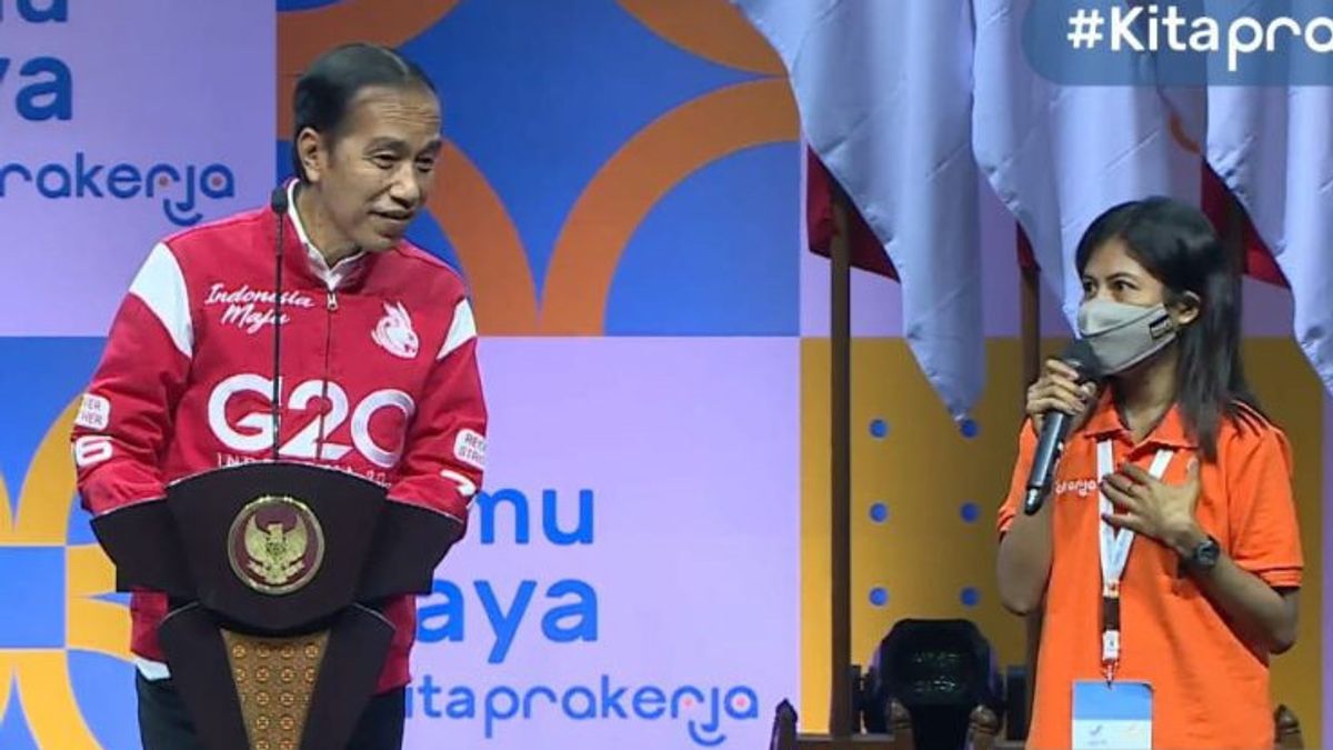 Disinggung Tak Jadi Presiden Lagi, Jokowi Balas Ribuan Alumni Kartu Prakerja yang Bersorak: Sudah Setop Nanti Ramai Lagi 