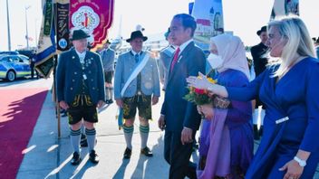 President Jokowi And First Lady Arrive In Germany