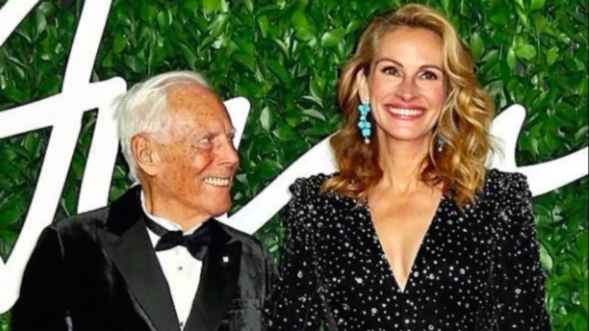 朱莉亚·罗伯茨(Julia Roberts)和维多利亚·贝克汉姆(Victoria Beckham)也哀悼乔治·阿尔马尼(Giorgio Armani)的去世